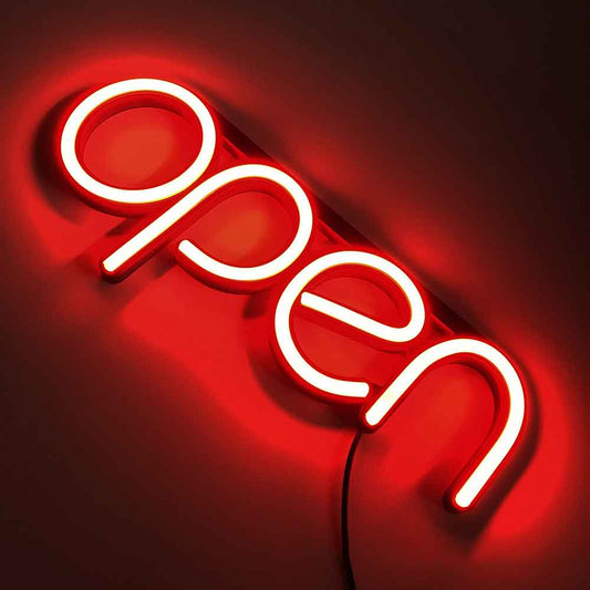 Open Neon Sign - Neon Light