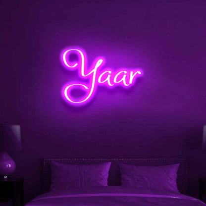 Yaar Neon Sign