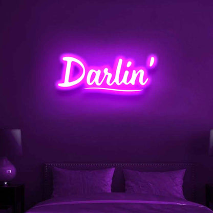 Darlin Neon Sign - Radiate Love with Neon Brilliance