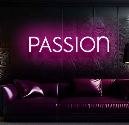 Passion Neon Sign