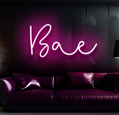 Bae Neon Sign