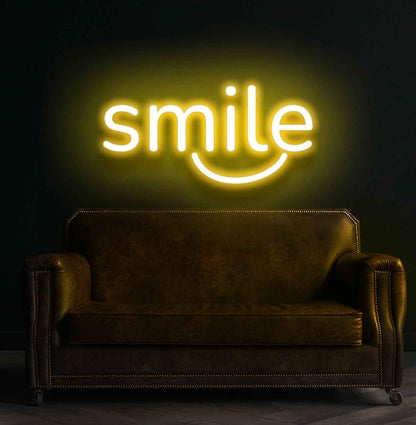 Smile Neon Sign