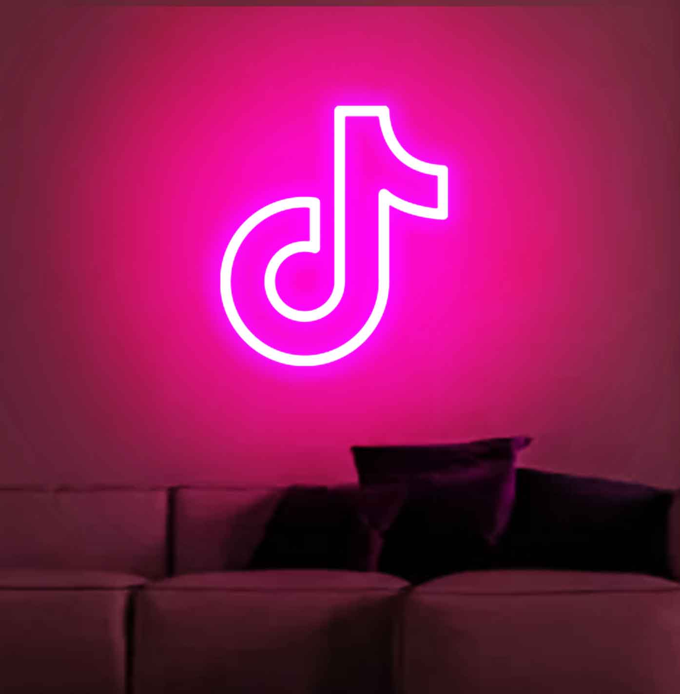 Tiktok Logo Neon Sign - Neon Light