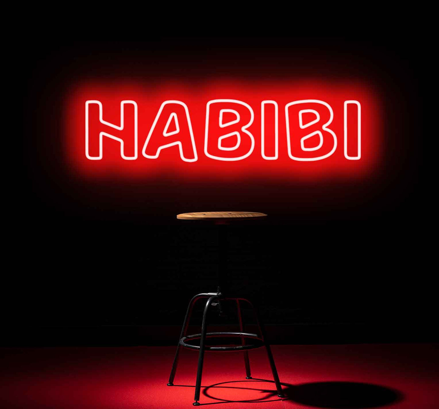 Habibi Neon Sign