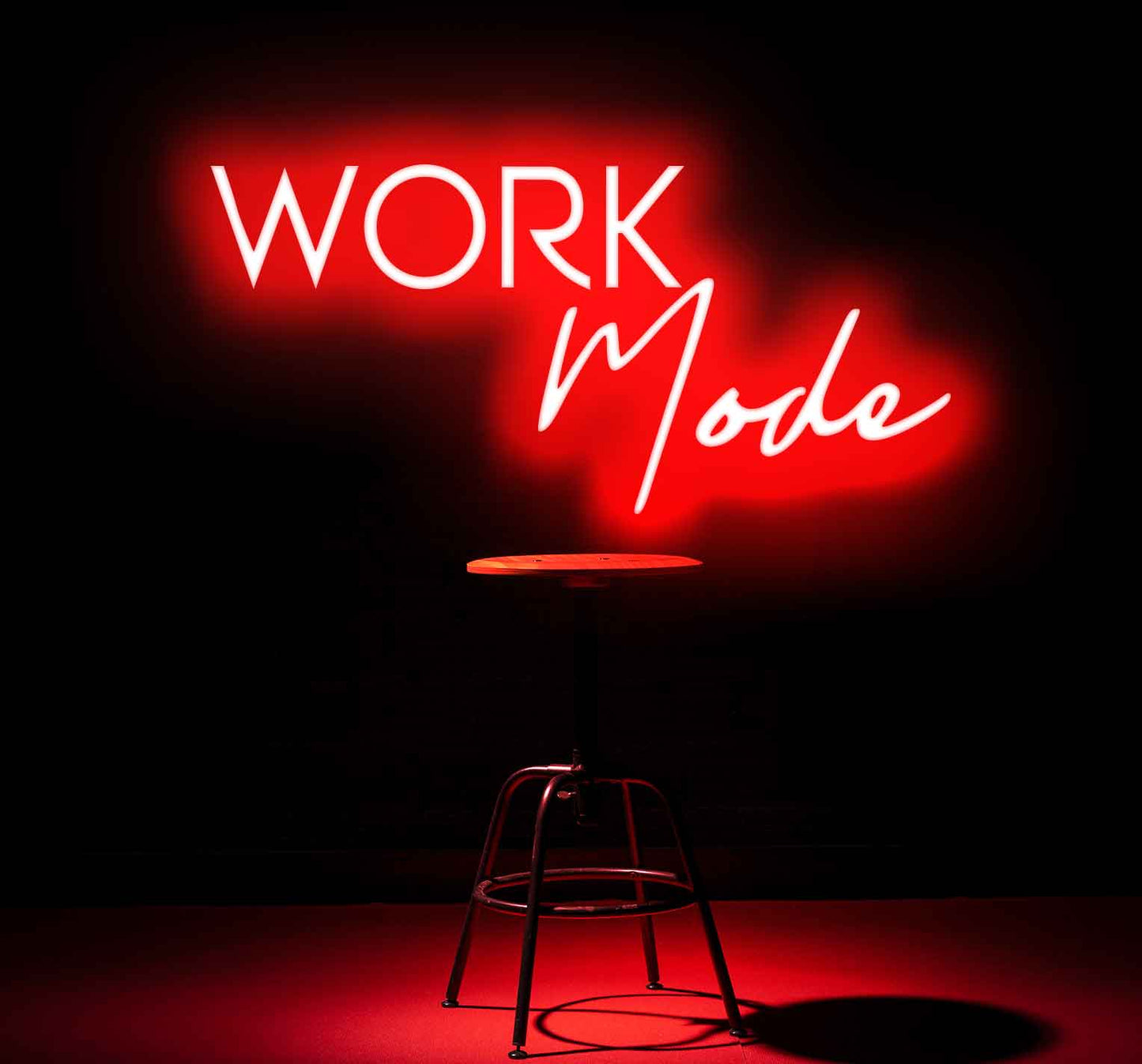 Work Mode Neon Sign