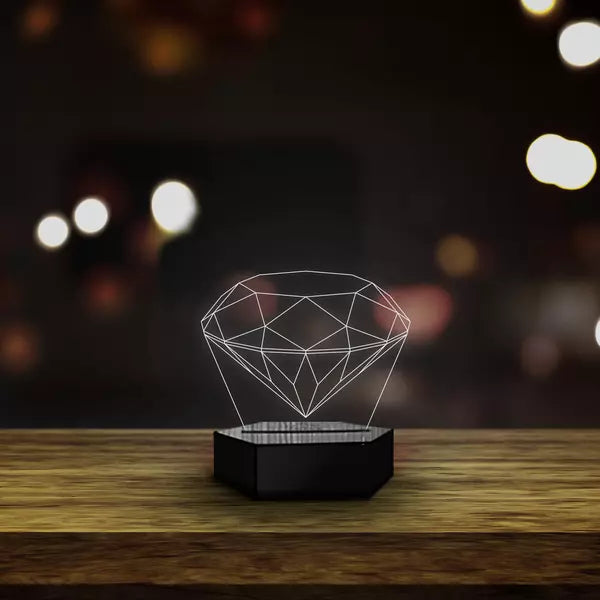 Daimond 3D Illusion Lamp