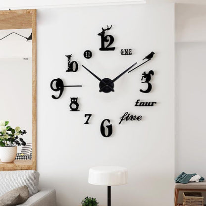 Animals & Birds DIY 3D Wall Clock